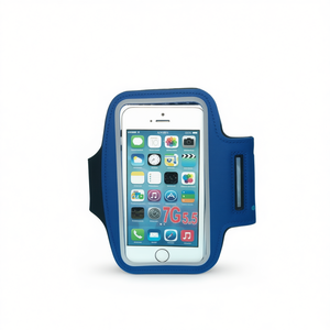 Brazalete deportivo S&N 5.0 5.5 azul oscuro para teléfono, para correr y hacer ejercicio - Product Image 1