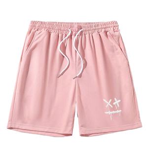 กางเกงขาสั้นงานปักโลโก้แบบกำหนดเองกางเกงขาสั้นสำหรับผู้ชายสำหรับออกกำลังกายในฤดูร้อนกางเกงขาสั้นขนมขบเคี้ยวแบบผูกเชือกเท่กางเกงขาสั้นส่วนบุคคล - Product Image 1