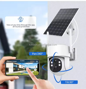 <span class=keywords><strong>Caméra</strong></span> de sécurité solaire PTZ <span class=keywords><strong>compatible</strong></span> <span class=keywords><strong>Alexa</strong></span>, <span class=keywords><strong>caméra</strong></span> WiFi extérieure alimentée par batterie 4MP - Product Image 2