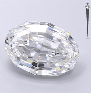 Diamante Cultivado en Laboratorio con Certificación IGI, 2.72 CT, Corte Ovalado Poligonal, Color E, Claridad VVS2, CVD LG 715553306, ROYAL GEMS, para Joyería - Product Image 3