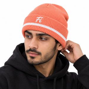 Gorro de lana personalizado para hombre con logo, gorro negro de punto con bordado de calavera, gorro de mohair con puño, estilo deportivo, ropa de calle de invierno, accesorio para la cabeza estilo Y2K - Product Image 1