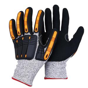 Gants de moto en cuir PU - Couleur/taille personnalisable, utilisation décontractée en extérieur, imperméables et antidérapants, design à doigts entiers - Product Image 1