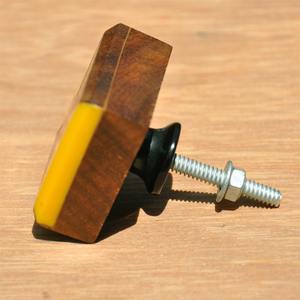 Poignée de porte d'armoire en résine de luxe au charme vintage – Bouton supérieur avancé en résine – Poignées et boutons de meubles - Product Image 2