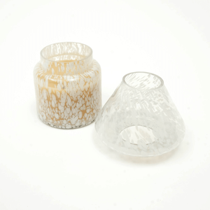 Candela Profumata in Cera Bianca Dreamy Splutter con Portacandele in Vetro, Lanterne e Vasetti per Candele - Product Image 6