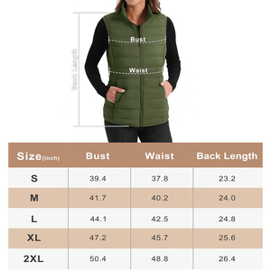 Veste matelassée pour femme, vente en gros d'usine, tissu de qualité, rembourrage chaud, designs personnalisés et coupe confortable pour vêtements d'hiver - Product Image 3
