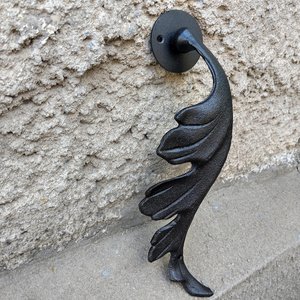 Poignée de meuble en fonte de haute qualité en forme de feuille, design traditionnel, quincaillerie durable, quincaillerie de porte moderne - Product Image 4