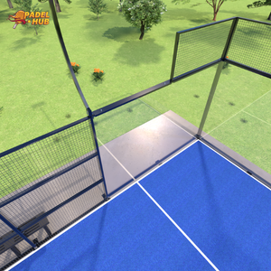 Pista de Pádel Profesional con Pilar de Vidrio, Phuoc Thinh Panoramic, Instalación Deportiva VIP para Clubes, Trato de Exportación - Product Image 1