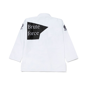 Kimono de Jiu Jitsu Brasileño de Alta Calidad, Diseño Blanco con Tejido de Perlas, 100% Poliéster Elástico, 440g, Transpirable, Último Modelo - Product Image 4