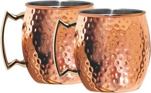Juego de 4 Tazas de Cobre Martillado para Café, Estilo Moscow Mule, Hechas a Mano, para Hogar, Cocina y Bar - Product Image 5