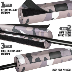 Almohadillas de Goma para Barra de Pesas, Unisex, con Logotipo Personalizado, Transpirables, Cómodas, Soporte para Hombros y Cuello, Alta Calidad, Duraderas - Product Image 3