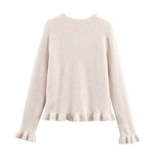 Nouveau style – Cardigan en tricot superposé élégant pour femme, style vintage - Product Image 2