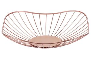 Corbeille à fruits moderne en fer, bol de rangement ovale noir, design minimaliste pour la maison, service alimentaire, organisateur de cuisine durable - Product Image 3