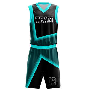 Ensemble d'uniformes de basketball personnalisés en gros pour hommes - Service OEM Maillots et shorts sans manches respirants et à séchage rapide - Product Image 2