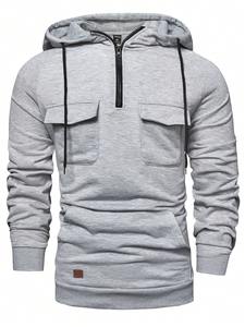 Sudadera con Capucha para Hombre, Colección Otoño Invierno, Talla Grande, Manga Larga, Forro Polar - Product Image 4