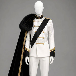 Uniforme Ceremonial Vintage Elegante, Reproducción, Tejido de Lana de Algodón Transpirable y Ecológico, Uniforme Masculino de Alta Calidad - Product Image 5