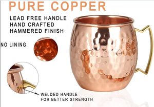 Venta al por Mayor de Tazas de Cobre para Moscow Mule de 550 ml, Económicas, Hechas a Mano, Antioxidantes, Regalo Único - Product Image 2