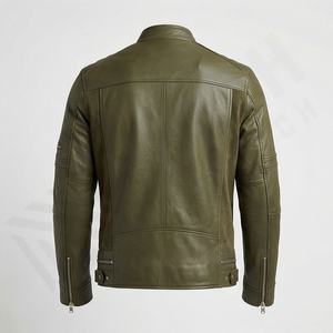 Chaqueta de Motociclista de Cuero Genuino para Hombre de la Mejor Calidad, Nueva Colección de Invierno, Chaquetas de Motocicleta con Protecciones Desmontables Personalizadas - Product Image 2