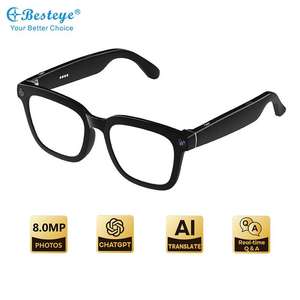 แว่นตาอัจฉริยะ chatgpt Ai 8.0MP 1080P กล้องแก้วบันทึกวิดีโอการแปลภาษาอัตโนมัติการโทร ENC แว่นตาป้องกันสีน้ำเงิน - Product Image 3