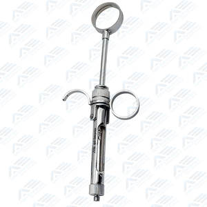 Instruments chirurgicaux dentaires, seringue dentaire manuelle aspirante en acier inoxydable de qualité supérieure, poignée à anneau de 2,5 mm, professionnelle, réutilisable - Product Image 2