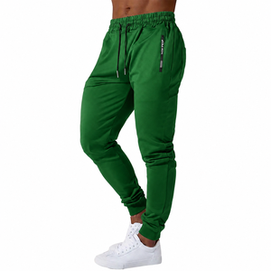 Pantalon large décontracté pour homme en cuir de haute qualité, brodé, léger, à taille élastique, idéal pour l'extérieur, collection Printemps - Product Image 4