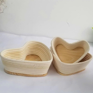 Natural Round Rattan Dough Rising <b>Basket</b> Banneton for Sourdough <b>Bread</b> Rattan Bowl Non-Stick Rattan Dough Proofing <b>Basket</b> Oval - Product Image 2