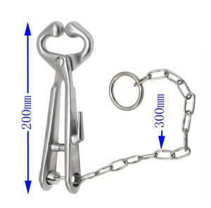 Pinces chirurgicales vétérinaires réutilisables en acier inoxydable, outil de chirurgie animale - Product Image 5