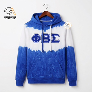 Sudadera con Capucha Personalizada para Hombre, Cuello Redondo, 100% Algodón, Phi Beta Sigma - Product Image 1
