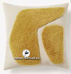 Housse de coussin en laine bohème de luxe, tissée à la main, magnifique design de décoration intérieure par ITHL, motif vintage pour intérieur et extérieur, coussin décoratif - Product Image 1