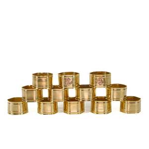 Elegante Anillo de Servilleta de Metal Contemporáneo que Mejora la Estética de la Mesa, Decoración Moderna para Cocina y Exhibiciones de Lujo en Mesas de Comedor - Product Image 1