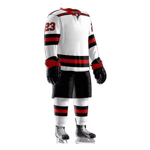 Camiseta de Hockey sobre Hielo de Alta Calidad, Transpirable, Estampada, 100% Poliéster, Uniforme Deportivo Personalizable de Secado Rápido para Equipos - Product Image 6