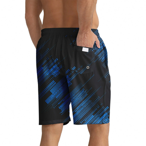 Hot Sale Board Shorts For <b>Men's</b> Quick Dry Swim <b>Trunks</b> With Pockets Drawstring Waist Casual Beachwear Shorts - Product Image 4