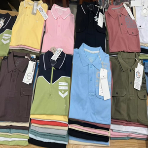 Lote de Ropa de Bangladesh de Alta Calidad Disponible, Ropa de Marca Popular, Camisetas Polo de Cuello Pique 100% Algodón para Mujer - Product Image 1