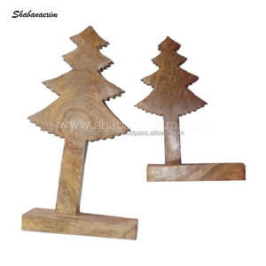 Décorations de Noël personnalisées faites à la main en bois écologique Bougie en forme de cœur artisanal en bois Décoration de fête de Noël - Product Image 3