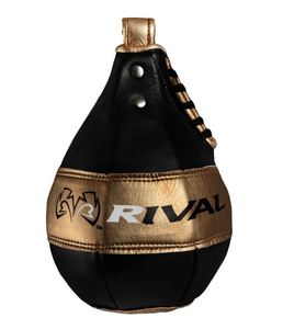 Rival PU - Bola de Boxeo de Pedestal con Altura Ajustable, Negra y Dorada, Duradera, de Uso Universal - Product Image 1