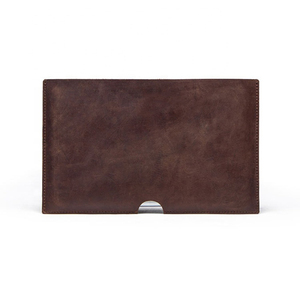 Housse pour tablette en cuir véritable, pochette pour tablette, marron, étui de protection souple pour tablette, étui pour tablette pour les voyages d'affaires, en cuir - Product Image 1