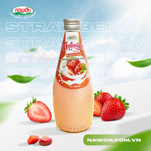 Boisson Falooda Nawon 290 ml en bouteille à base de lait avec boisson aux graines de basilic, nombreuses saveurs, fabrication de boissons gazeuses OEM, étiquette privée, échantillon gratuit - Product Image 2