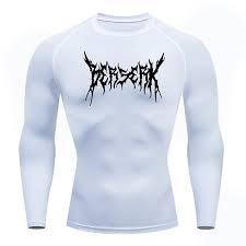 T-shirt imprimé à manches longues pour homme, haute densité, pour le sport, la gym, l'entraînement, vente en gros - Product Image 3