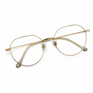 Monture de lunettes en titane anti-lumière bleue UV420, ronde, à monture complète, légère, en titane pur, sur mesure, OEM - Product Image 3