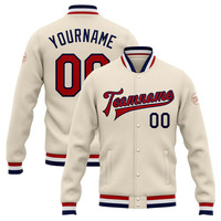 Veste bomber de baseball personnalisée sur mesure pour hommes, nom de l'équipe, numéro, noir, orange, imperméable, coupe-vent, 100% laine, écologique