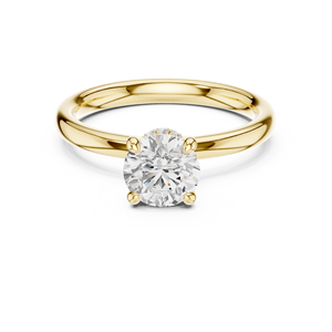 SANSET 10K Gold Plated Fashion <b>Statement</b> <b>Ring</b> for Women with CZ Diamond Round Brilliant Cut Ethnic Style - Product Image 6