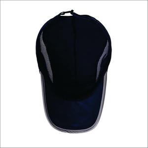 Casquette de sport unisexe bleue à 6 panneaux en maille respirante, ajustée, pour une utilisation en plein air au printemps et en été - Product Image 5