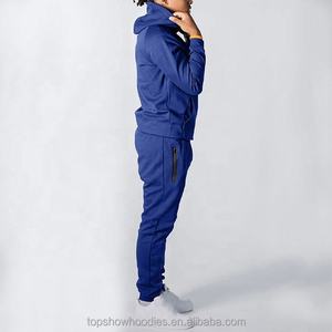 Survêtement unisexe avec logo personnalisé, vêtements de sport pour hommes de grande taille, survêtement d'hiver pour entraînement, jogging, jogging, vente en gros OEM - Product Image 5