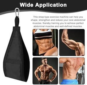 Hot Selling <b>AB</b> Strap Cotton Lightweight Adjustable Eco-Friendly High Stretch Anti-Slip Best Quality Fitness Workout Gym <b>Exercise</b> - Product Image 5