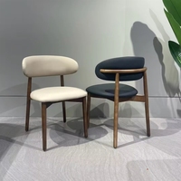 Chaise de salle à manger multifonctionnelle en bois massif et velours, style nordique moderne et minimaliste, pour la maison, le café, les loisirs, les réunions et l'hôtellerie