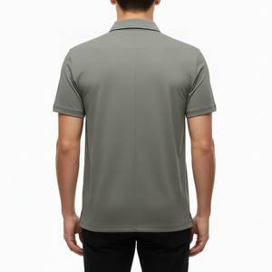 Camiseta Polo Casual para Hombre, Algodón 260 GSM, Corte Regular, Manga Corta, Cuello en V, Uso Diario, Secado Rápido, Antiencogimiento, Servicio OEM/ODM - Product Image 3