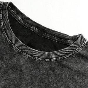 T-shirt imprimé ample et respirant pour homme, style streetwear, effet usé, très vendu, 100% coton, léger - Product Image 3