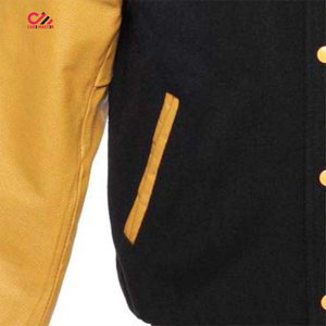 Wholesale Factory Made Best Price Letterman Varsity <b>Jacket</b> Chenille <b>Patches</b> Wool Leather Sleeves OEM Men Varsity <b>Jacket</b> - Product Image 5