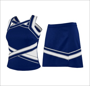 Shell Top femmes pom-pom girl Sport Wear Costume pom-pom girl sans manches impression sublimée uniforme - Product Image 4