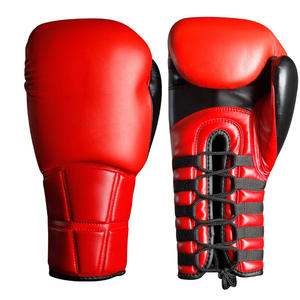 ถุงมือชกมวยหนัง PU คุณภาพสูง MB Leather Hassam พร้อมโลโก้สั่งทำ ปิดแบบตีนตุ๊กแก สำหรับผู้ใหญ่ MMA คิกบ็อกซิ่ง ฝึกซ้อม สวมใส่สบาย - Product Image 3