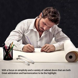 Satin Brushed Nickel Cabinet Pull Handle Door Knobs and Kitchen Drawer Pulls for Furniture - Product Image 5